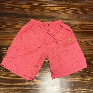 Large Nike Air Jordan Cement Men's Poolside Jumpman Short
